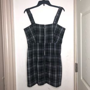Forever 21 Plaid zipper dress